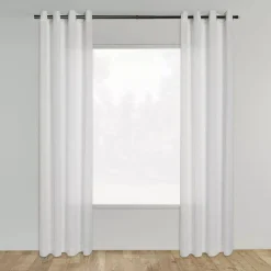 White Darja Sheer Curtain