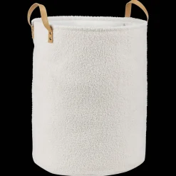 White Hamper with Boucle