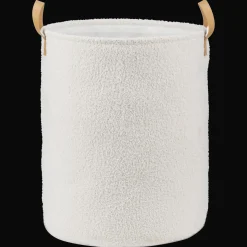 White Hamper with Boucle
