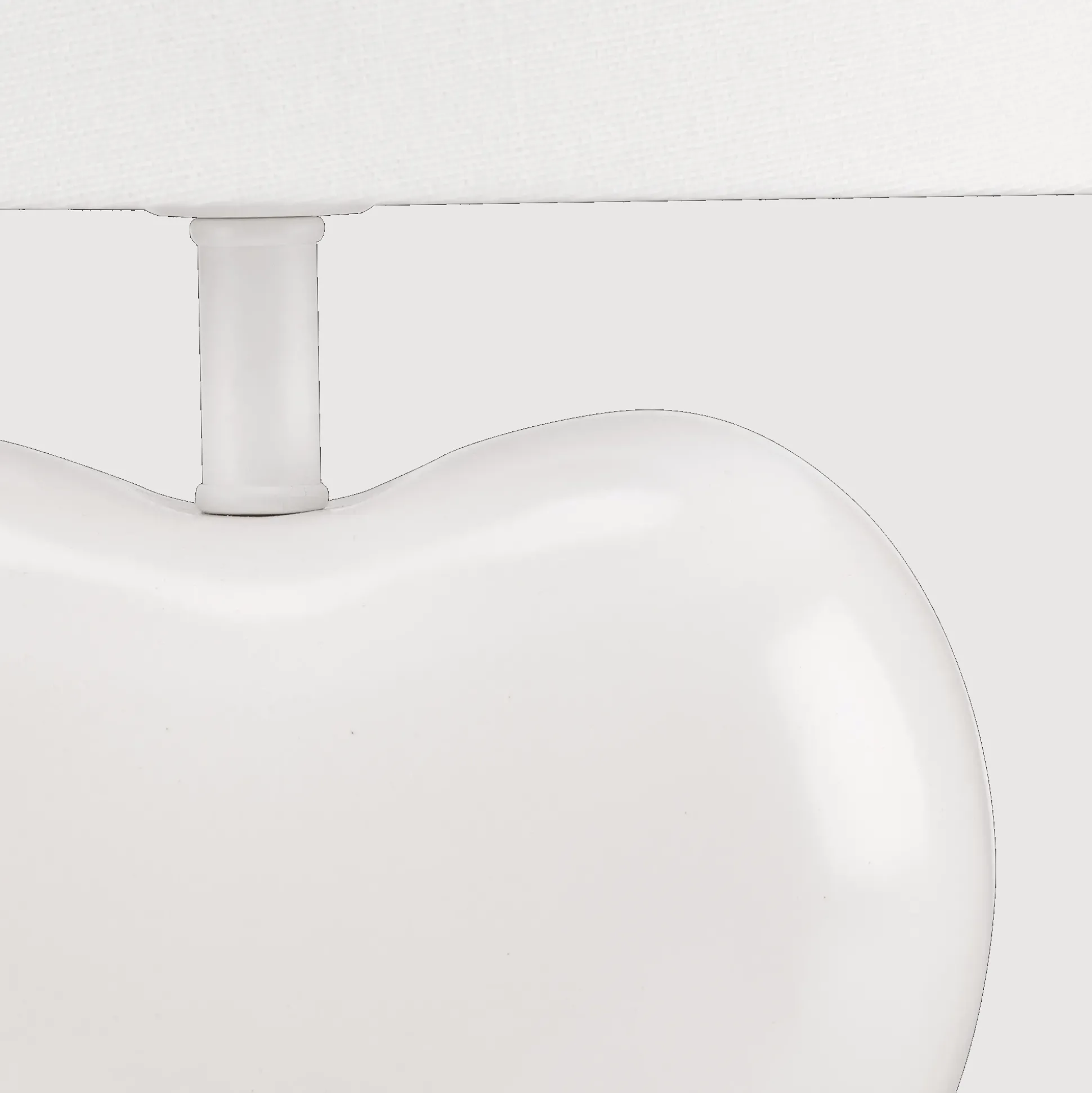 White Heart Shaped Table Lamp