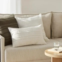 White Lindy Decorative Pillow