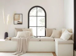 White Lonny Woven Throw