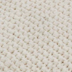 White Lonny Woven Throw