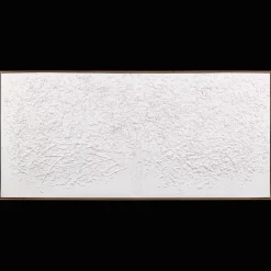 White Tree Oil Painted Framed Art