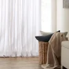 White Wavy Sheer Curtain