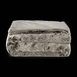 Wolf Faux Fur Throw
