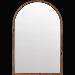 Wood Frame Arch Mirror
