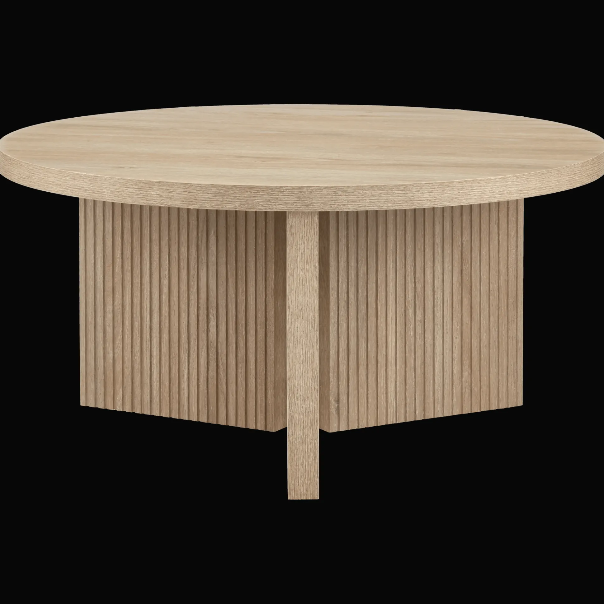 Wooden Round Coffee Table