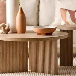 Wooden Round Coffee Table