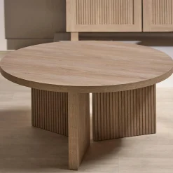 Wooden Round Coffee Table