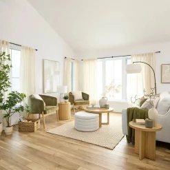 Wooden Round Side Table