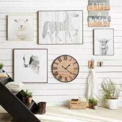 Wooden Wall Clock