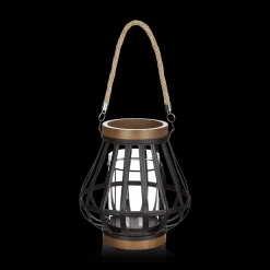 Wood-Like & Metal Lantern
